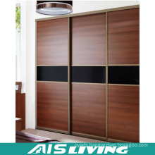 Sliding Door Design Wood Wardrobe Closet (AIS-W021)